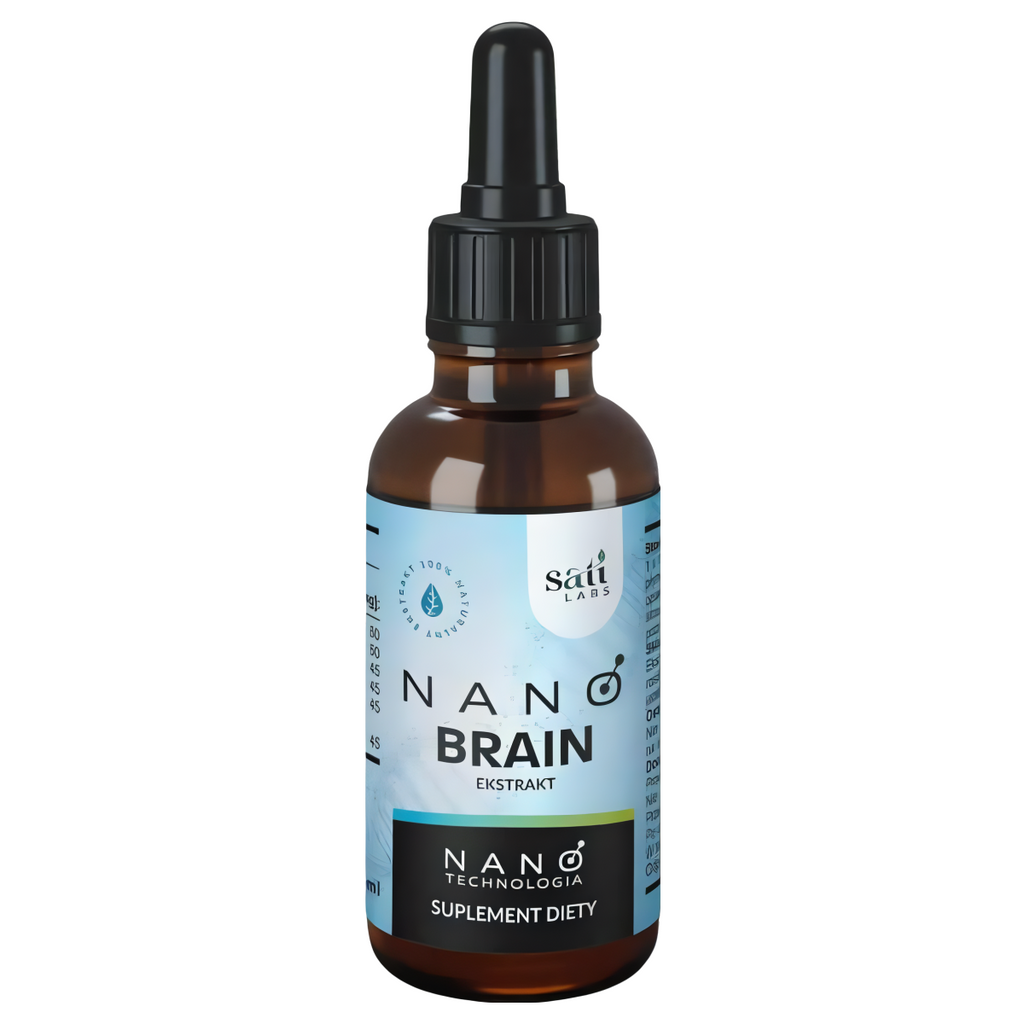 Nano Brain SATI Labs - Wspomaga prace mózgu i układu nerwowego - 50 ml