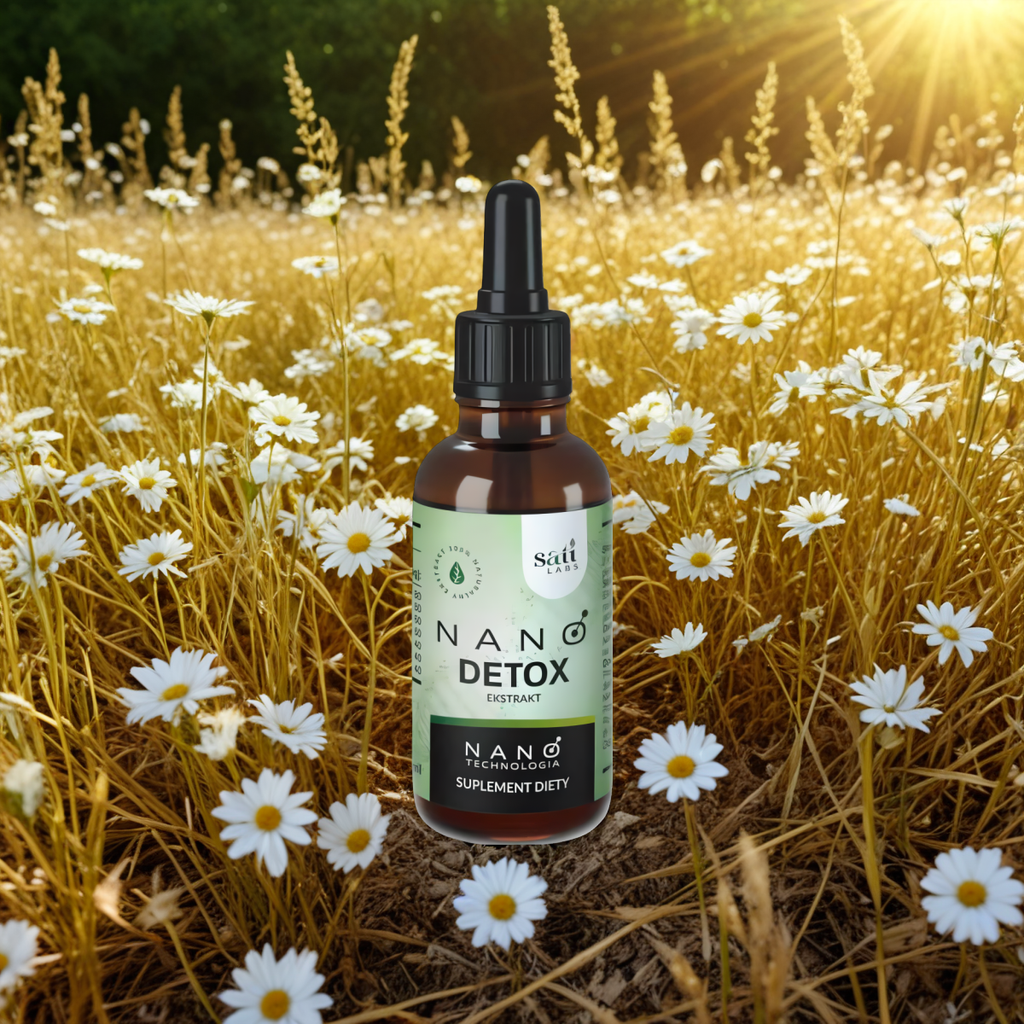 Nano Detox SATI Labs - Wspiera oczyszczanie i wspomaga wątrobę - 50 ml