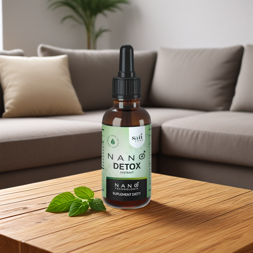 Nano Detox SATI Labs - Wspiera oczyszczanie i wspomaga wątrobę - 50 ml