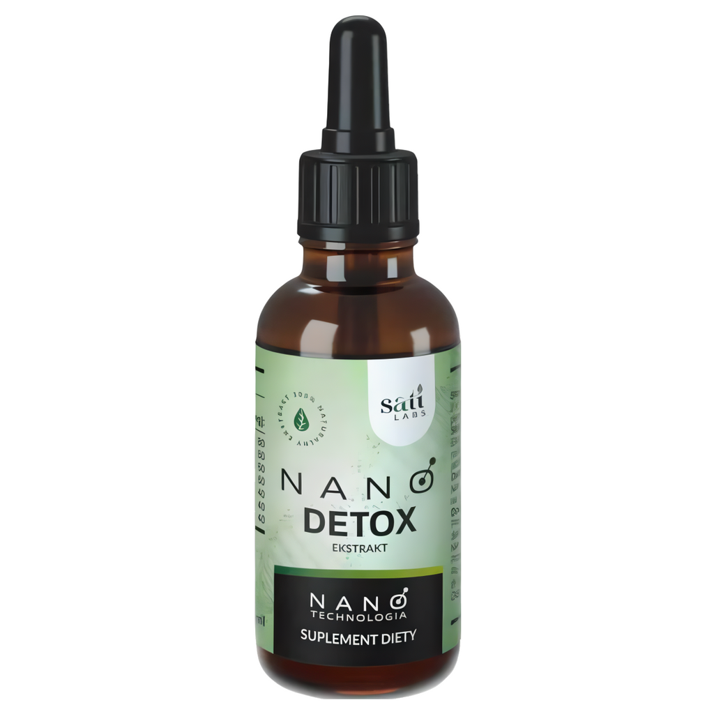 Nano Detox SATI Labs - Wspiera oczyszczanie i wspomaga wątrobę - 50 ml