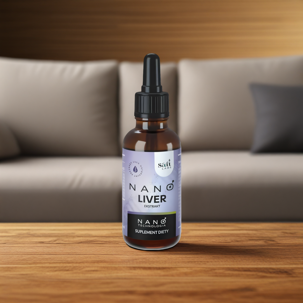 Nano Liver SATI Labs - Wsparcie dla zdrowej wątroby - 50 ml