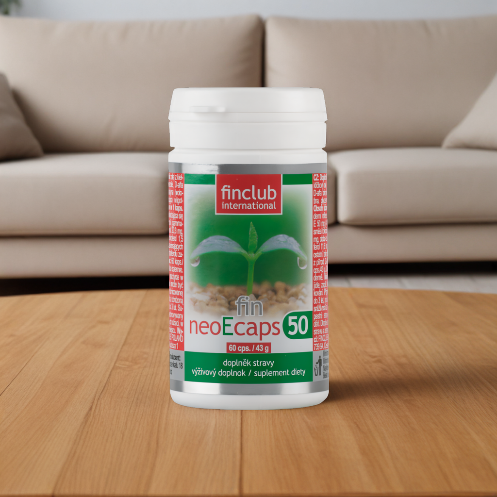 NeoEcaps50 Finclub - Źródło witaminy E - 60 kapsułek