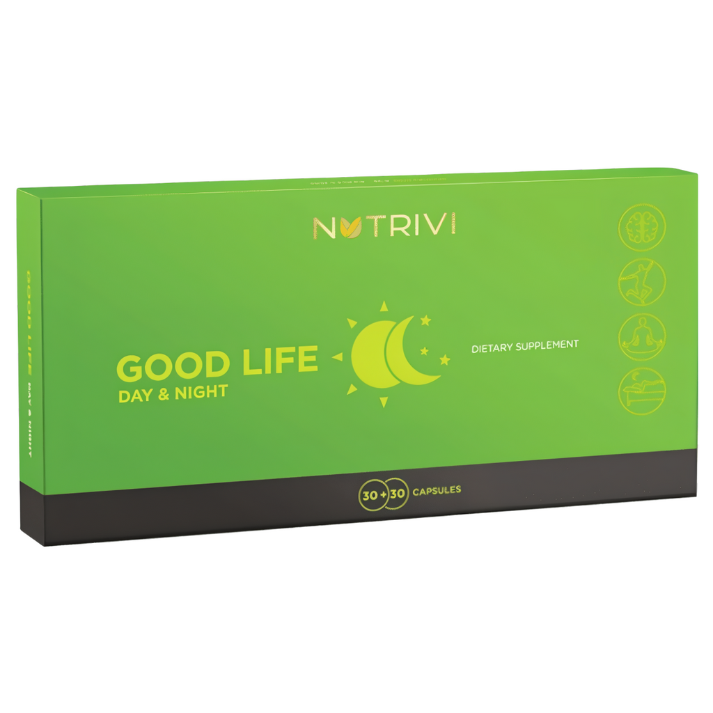 NUTRIVI Good life day and night WellU - Wsparcie zdrowia i witalności przez całą dobę - 2 x 30 kapsułek