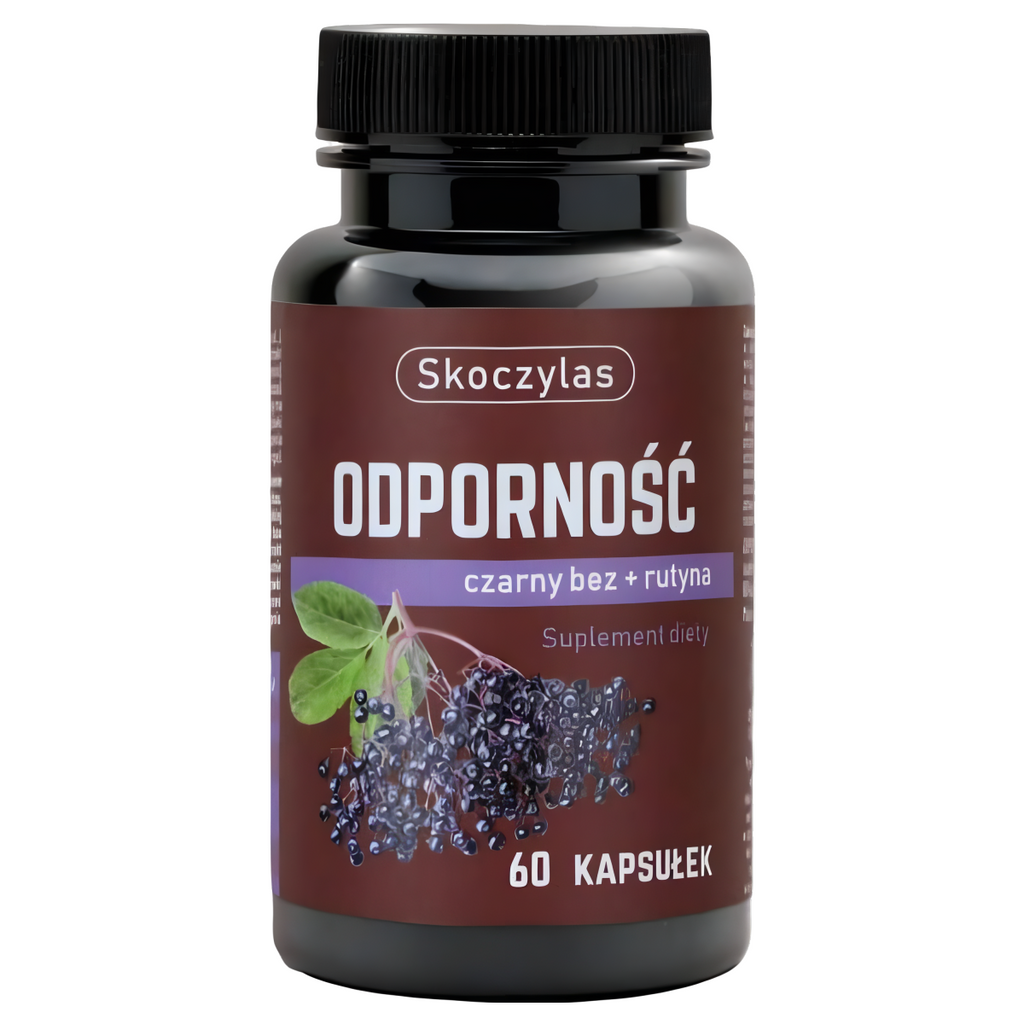 Odporność Czarny bez + Rutyna Skoczylas - Wsparcie układu odpornościowego - 60 kapsułek