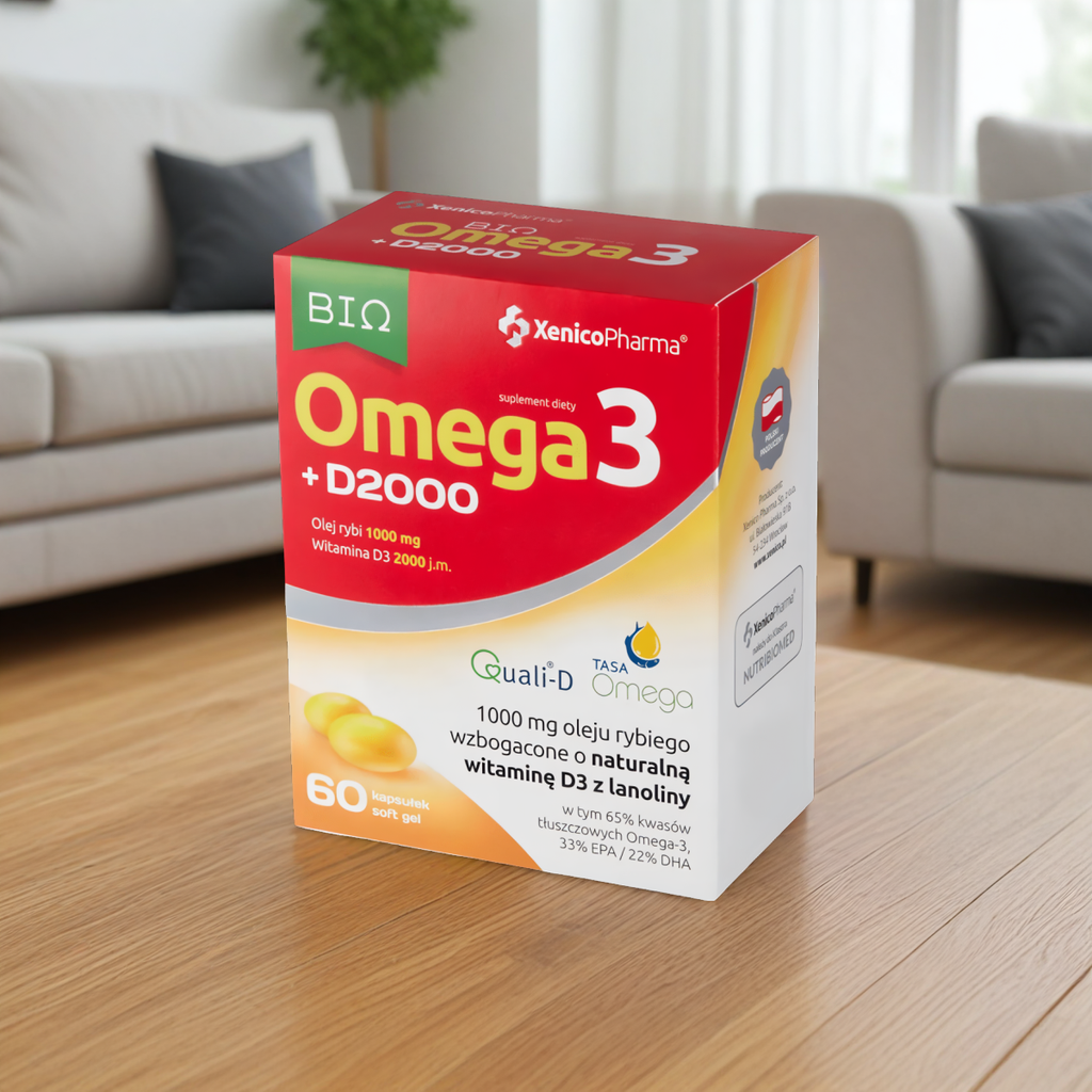 Omega3 D2000 Bio Xenico Pharma - Odporność - 60 kapsułek