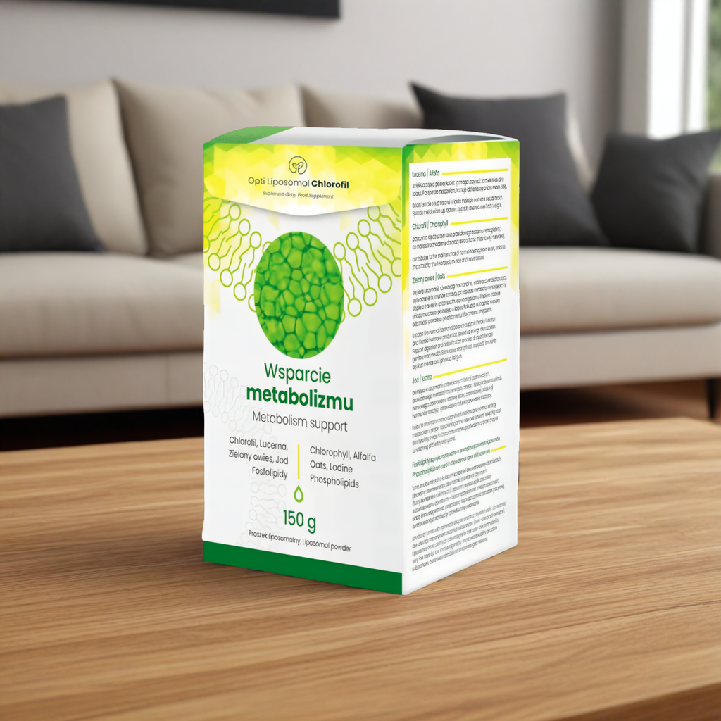 Opti Liposomal Chlorofil NaturDay - Wsparcie metabolizmu - 150 g