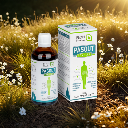 Pasout Complex Plon Pharm - Naturalne ekstrakty roślinne w glicerynowo-wodnym maceracie - 100 ml