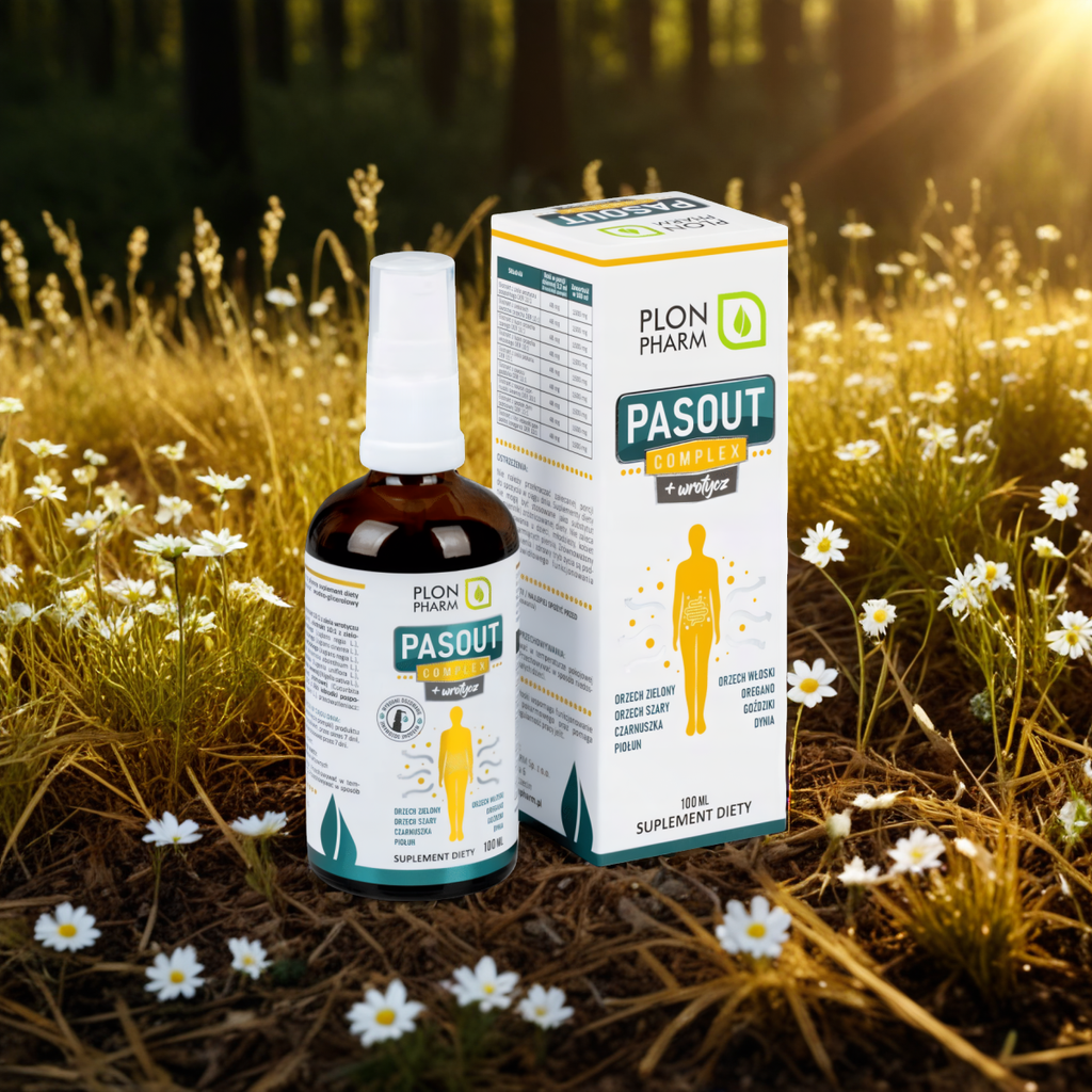 Pasout Complex + Wrotycz Plon Pharm - Ziołowa Formuła dla Twojego Ciała - 100ml