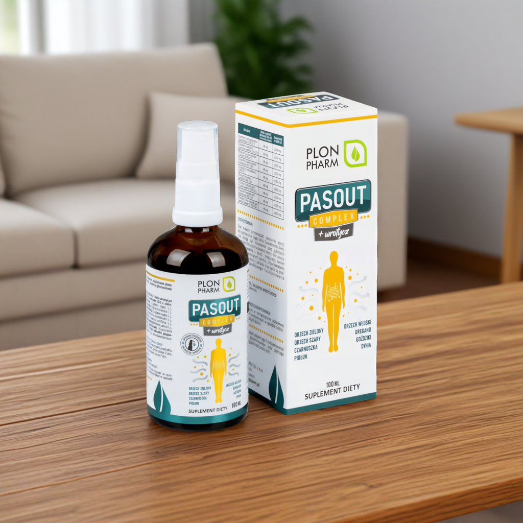 Pasout Complex + Wrotycz Plon Pharm - Ziołowa Formuła dla Twojego Ciała - 100ml
