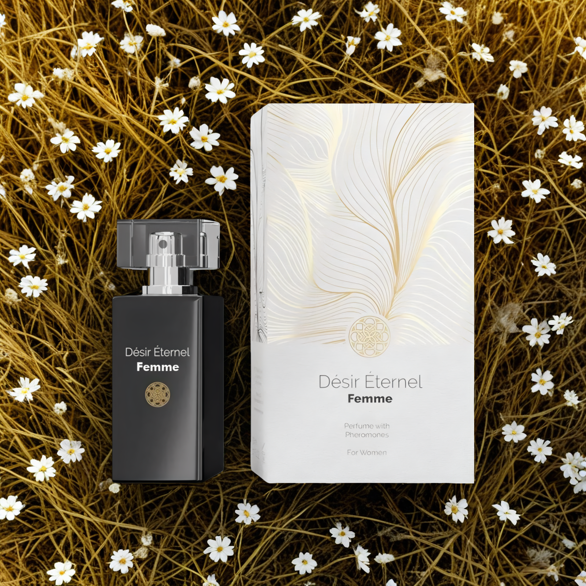 Perfumy z feromonami damskie Desir Eternel Femme - Dodają seksapilu i pewności siebie - 50 ml