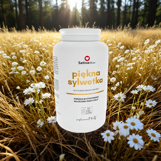 Piękna sylwetka Sativa Life - Naturalne wsparcie w odchudzaniu - 60 kapsułek