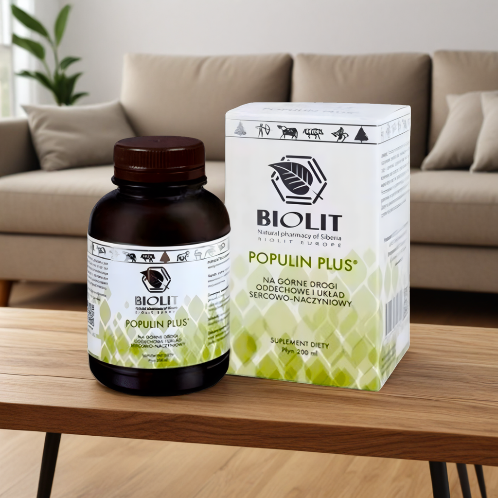 Populin Plus BIOLIT - Na górne drogi oddechowe i układ sercowo-naczyniowy - 200 ml