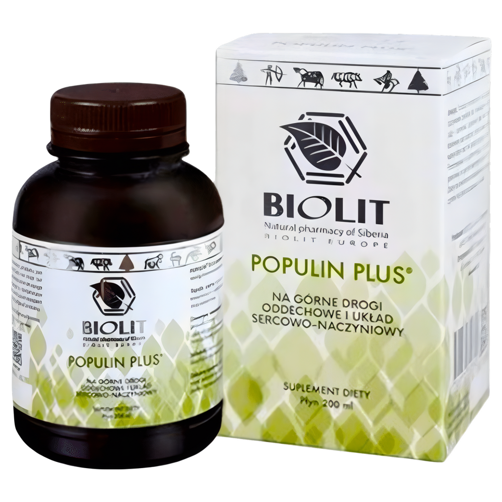 Populin Plus BIOLIT - Na górne drogi oddechowe i układ sercowo-naczyniowy - 200 ml