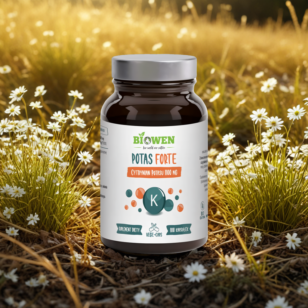 Potas Forte Biowen - Cytrynian potasu - 100 kapsułek