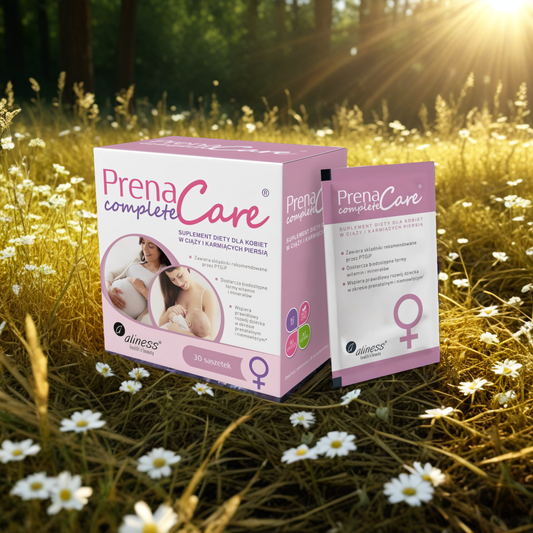 PrenaCare Complete Aliness - Suplement diety dla kobiet w ciąży i karmiących piersią - 30 saszetek