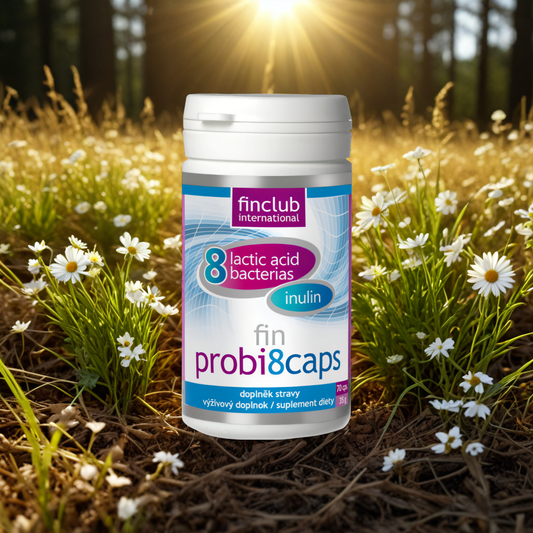 Probi8caps Finclub - Probiotyki i inulina - 70 kapsułek