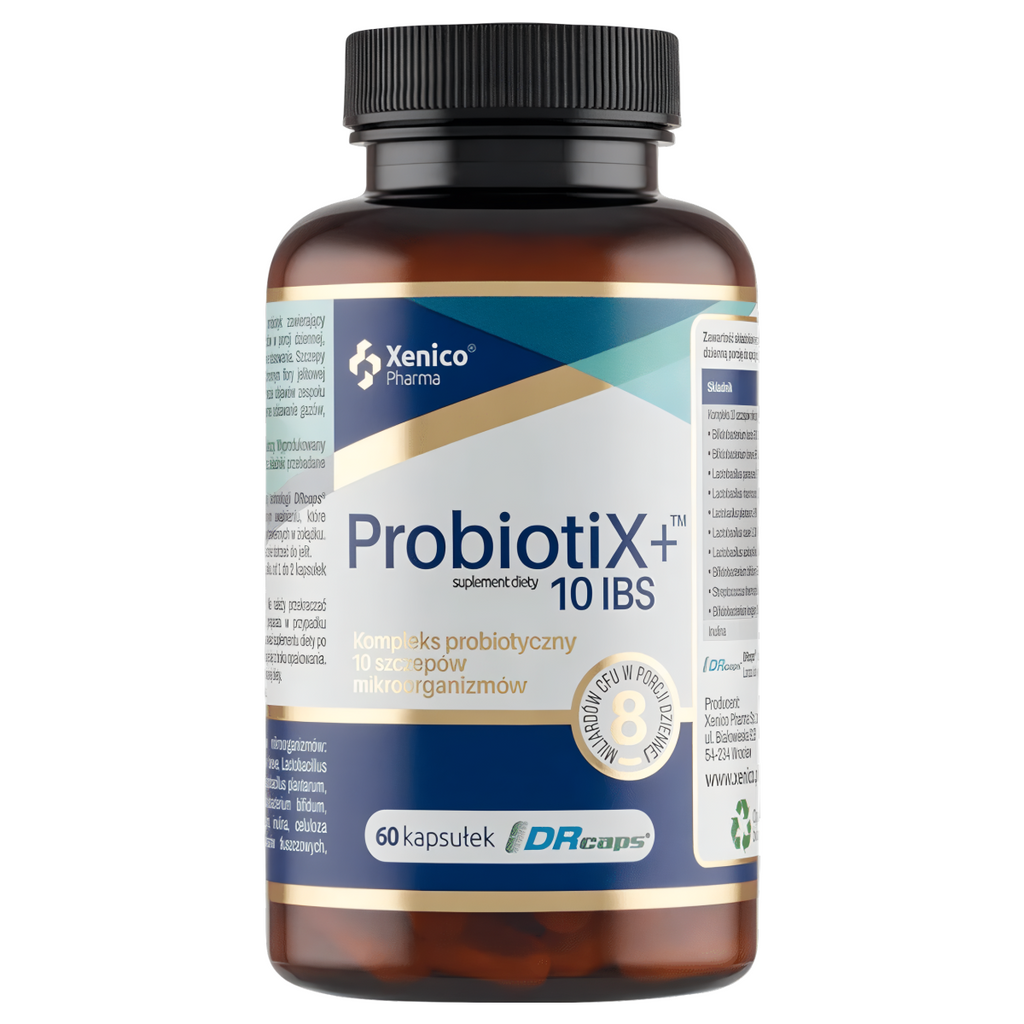 ProbiotiX+ 10 IBS Xenico Pharma - Probiotyk - 60 kapsułek