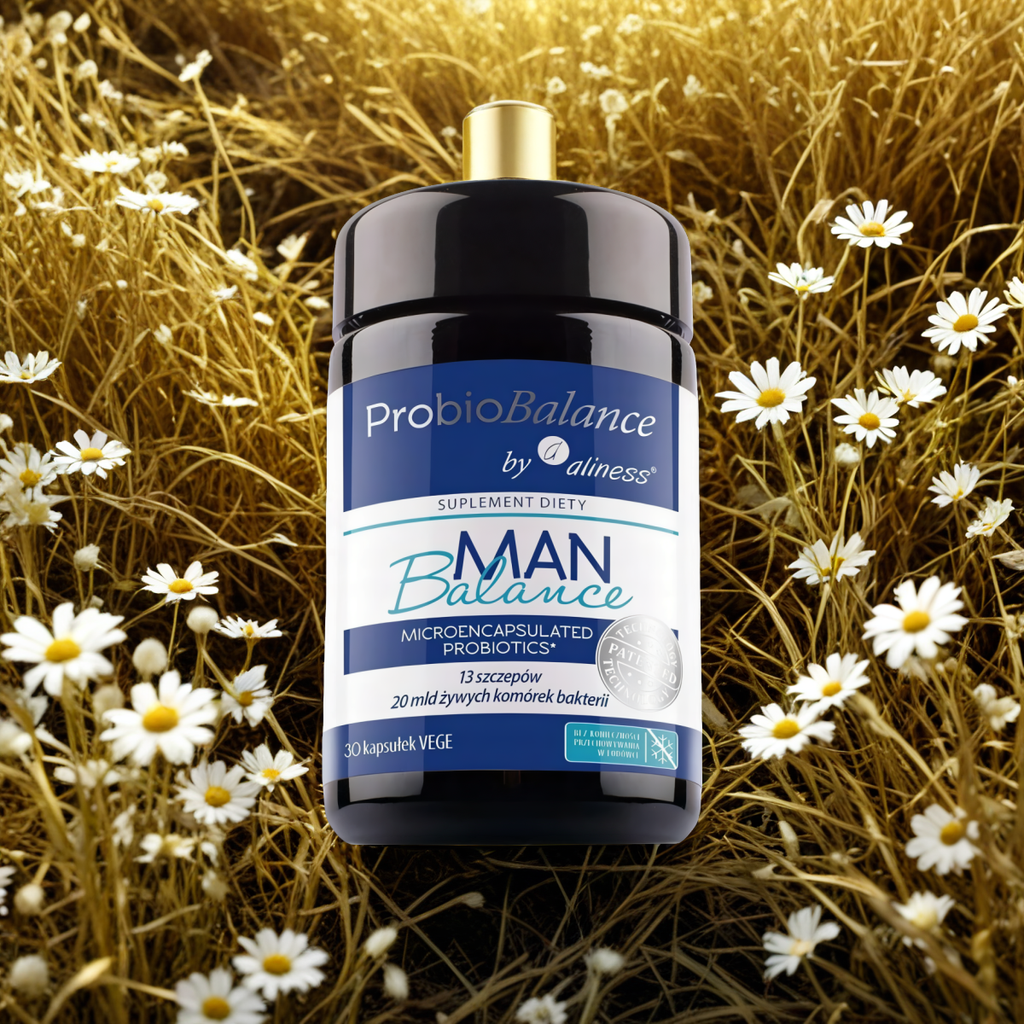Probiotyk dla mężczyzn ProbioBalance MAN Balance Aliness - 30 kapsułek Vege