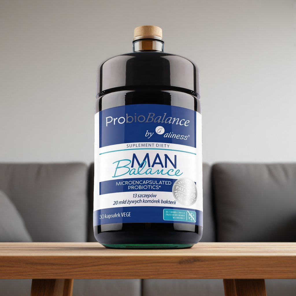 Probiotyk dla mężczyzn ProbioBalance MAN Balance Aliness - 30 kapsułek Vege