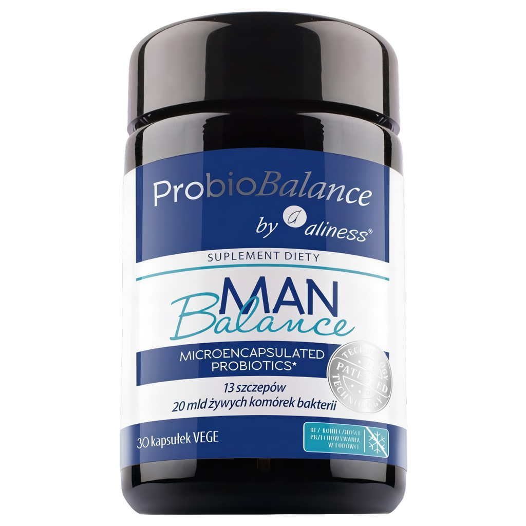 Probiotyk dla mężczyzn ProbioBalance MAN Balance Aliness - 30 kapsułek Vege