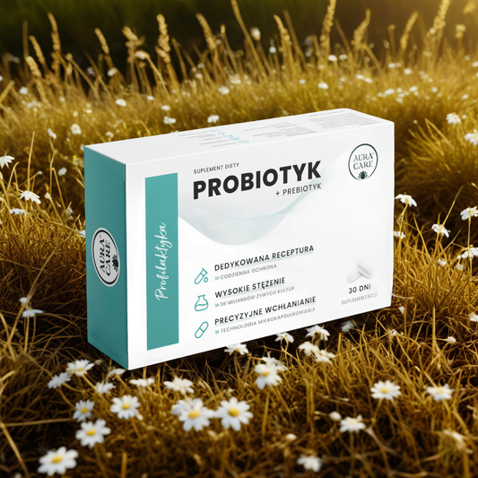 Profilaktyka Aura Care - Probiotyk + prebiotyk - 30 kapsułek