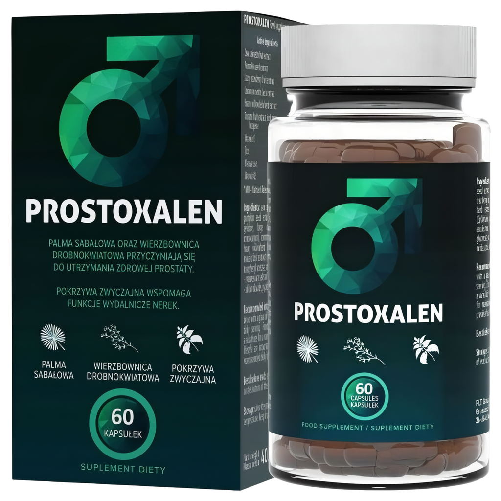 PROSTOXALEN - Przyczynia się do utrzymania zdrowej prostaty - 60 kapsułek