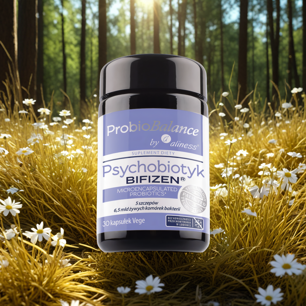 Psychobiotyk Bifizen 6,5 mld ProbioBalance Aliness - Wsparcie dla jelit - 30 kapsułek