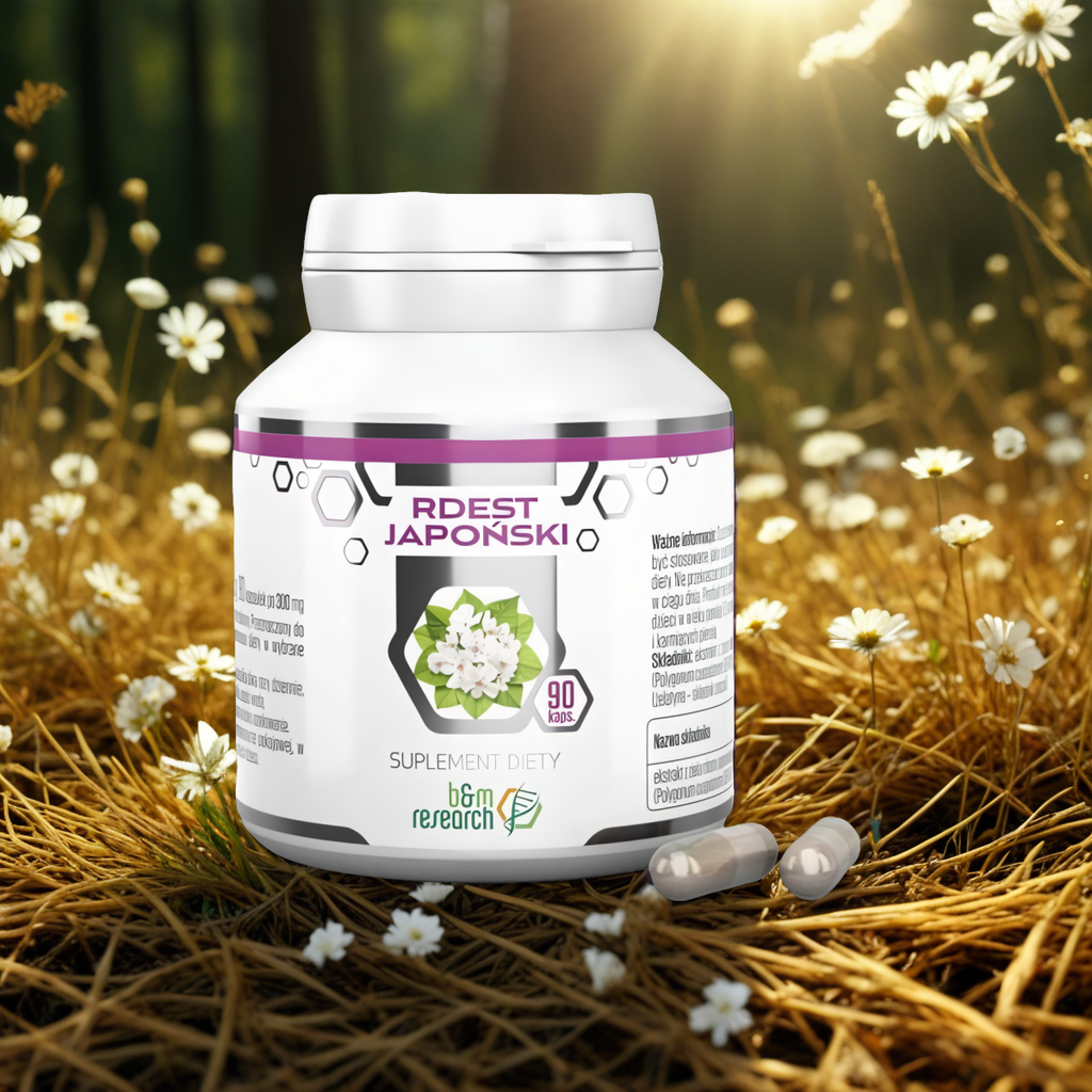 Rdest japoński 300 mg Botamed - Pomaga łagodzić objawy menopauzy - 90 kapsułek