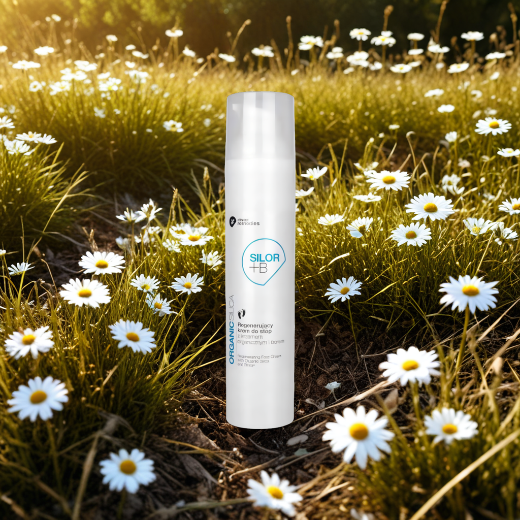 Regenerujący krem do stóp z krzemem organicznym i borem SILOR+B Invex Remedies - 100 ml