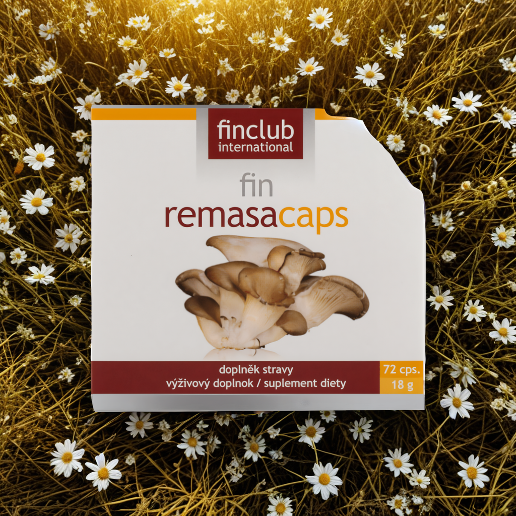 Remasacaps Finclub - Suszony boczniak ostrygowaty - 72 kapsułki
