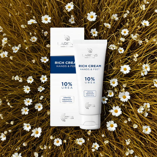 Rich cream Hands Feet LARENS WellU - Krem do skóry dłoni i stóp - 75 ml