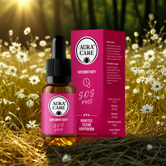 S.O.S PMS Aura Care - Wsparcie dla kobiet - 15 ml (około 400 kropli)