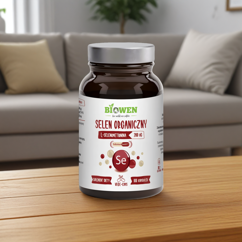 Selen organiczny Biowen - Wsparcie organizmu - 100 kapsułek
