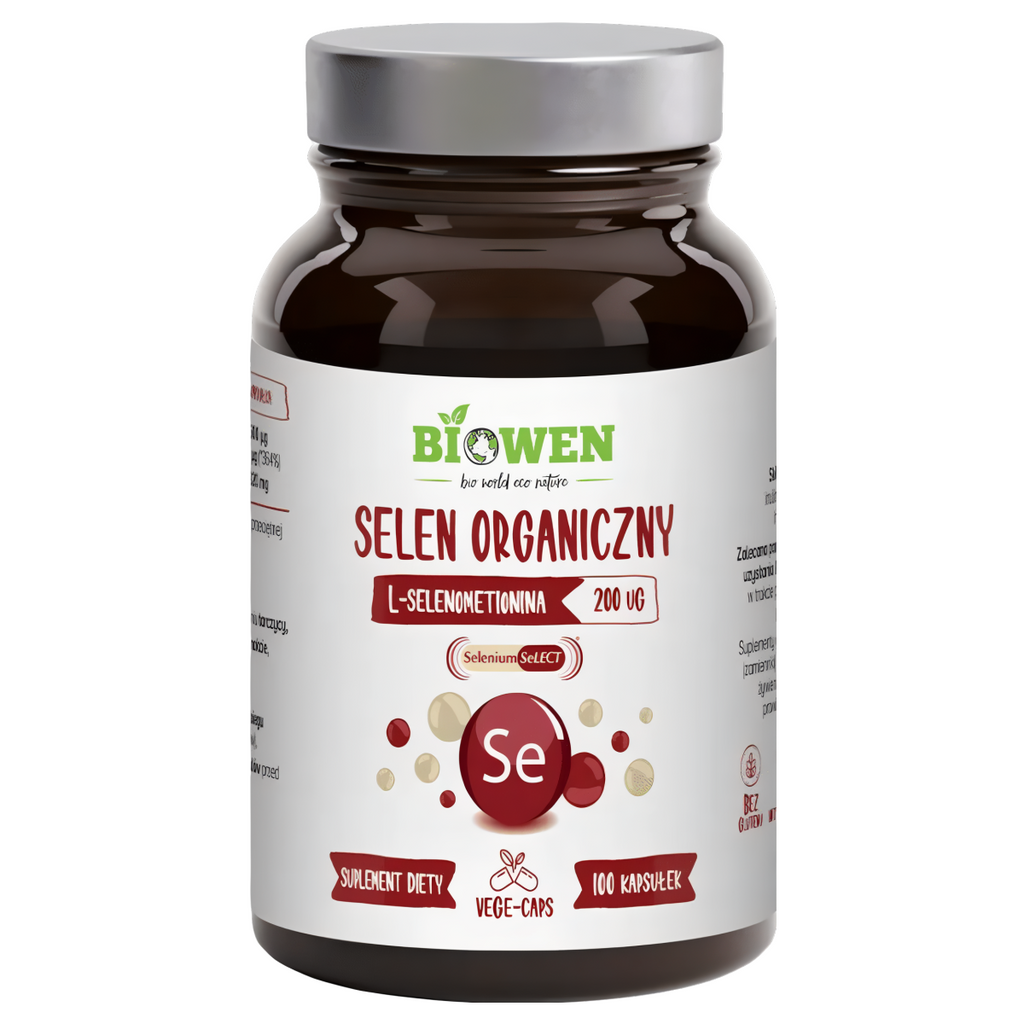 Selen organiczny Biowen - Wsparcie organizmu - 100 kapsułek
