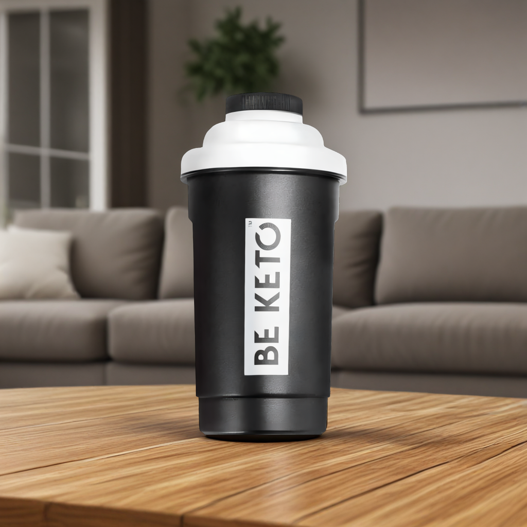 Shaker ekologiczny BeKeto - Z sitkiem do precyzyjnego mieszania - 550 ml
