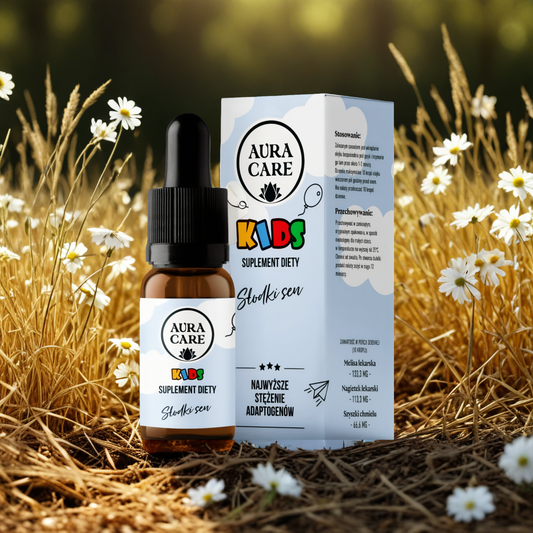 Słodki Sen AURA CARE - Ukojenie i spokojny sen dziecka - 10ml, około 300 kropli