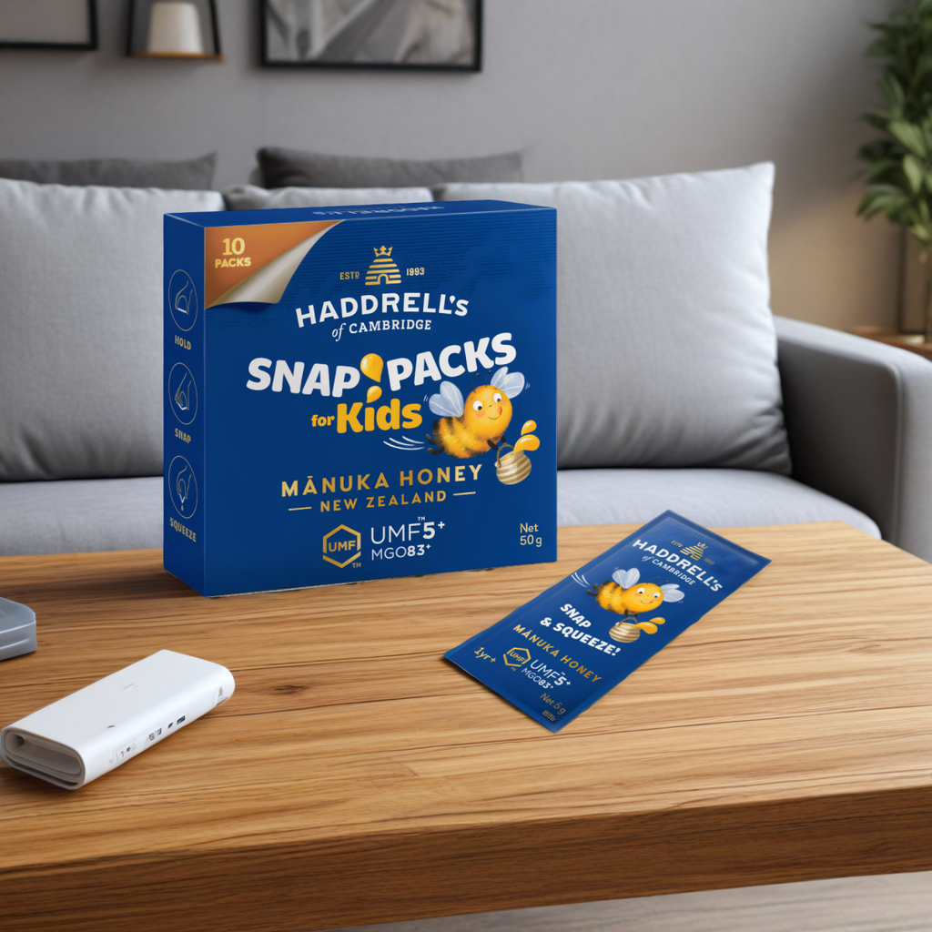 Snap Pack Haddrell's - Miód Manuka Dla dzieci UMF 5 - 10 saszetek