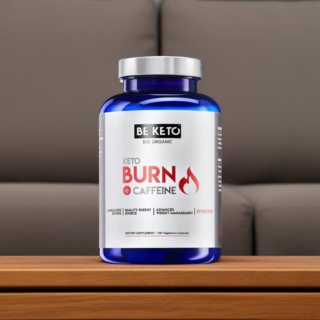Spalacz tłuszczu Keto Burn z Kofeiną BeKeto - 180 kapsułek