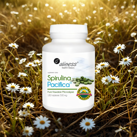 Spirulina Hawajska Pacifica® Pure Hawaiian Microalgae Aliness - 180 tabletek