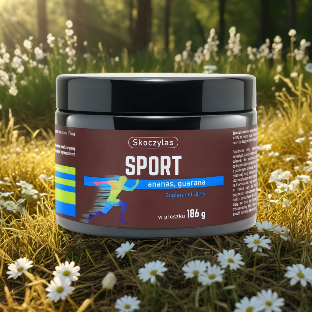 SPORT na bazie Ananasa i Guarany bez cukru Skoczylas - 186 g
