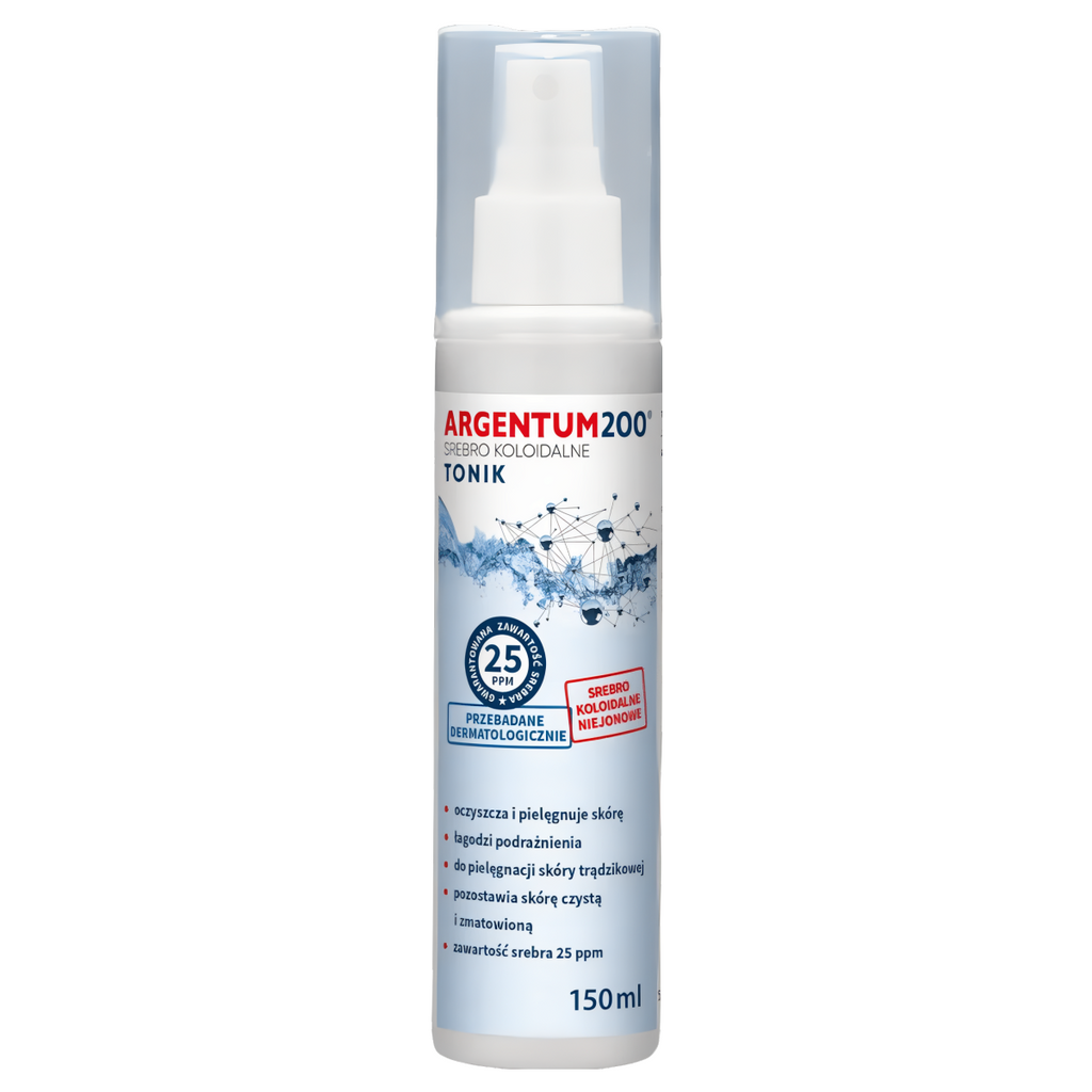 Srebro Koloidalne 25 ppm Argentum 200 Aura Herbals - 150 ml areozol