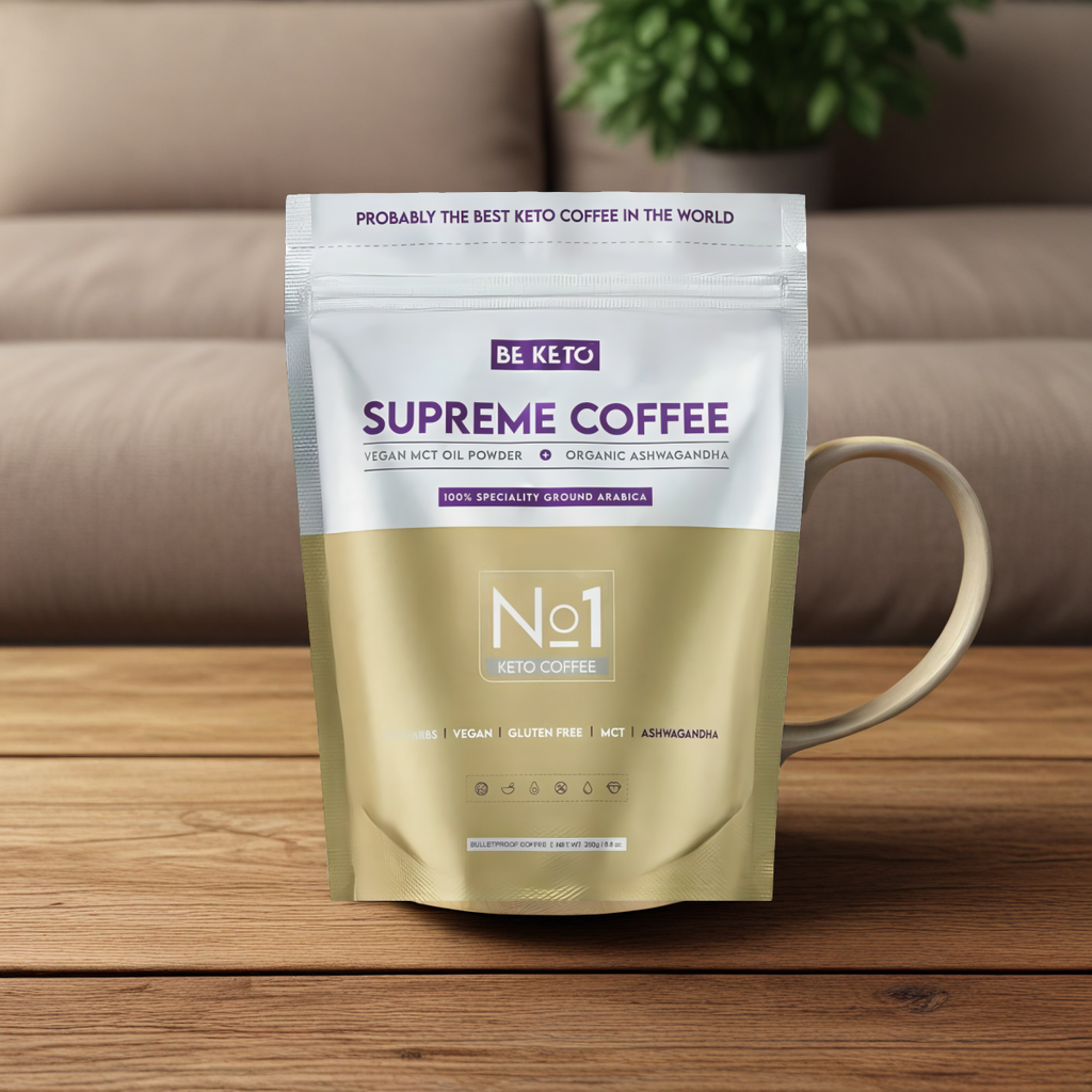 Supreme Coffee BeKeto - Kawa z olejem MCT i organiczną ashwagandhą - 250 g
