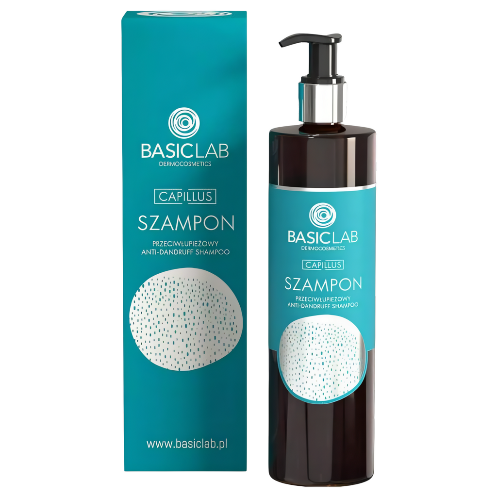 Szampon do włosów cienkich BASICLAB - Wzmocnienie i Objętość z Natury - 300ml