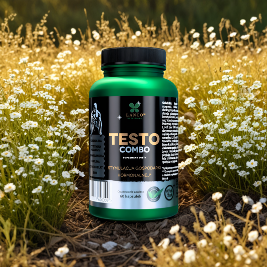 Testo combo Lanco - Reguluje poziom testosteronu - 60 kapsułek