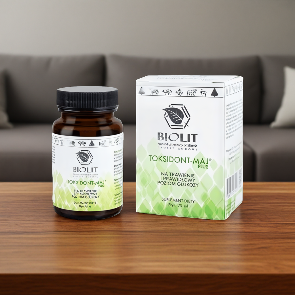 Toksidont Maj Plus BIOLIT - Wspiera trawienie i prawidłowy poziom glukozy - 75 ml
