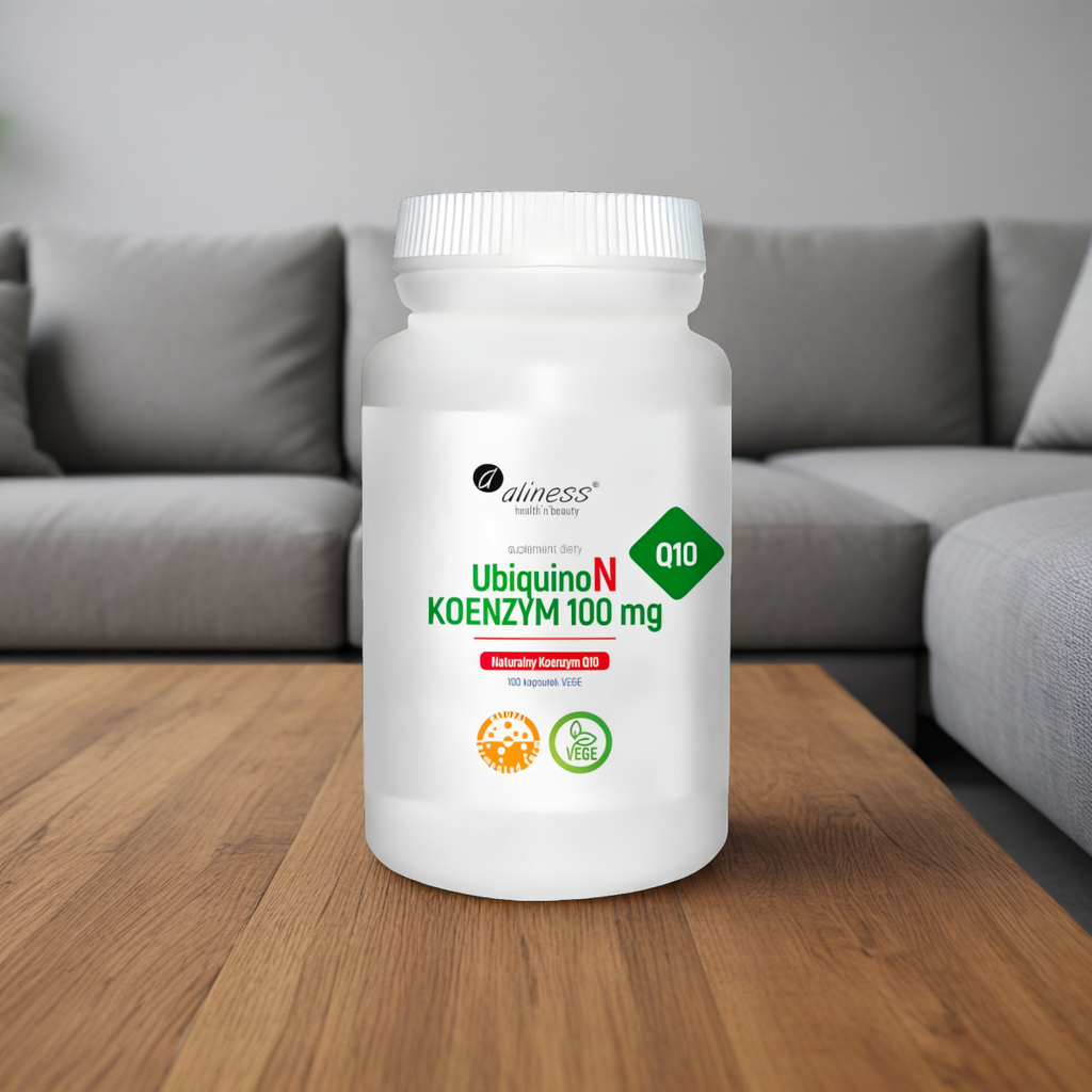 UbiquinoN Naturalny Koenzym Q10 100 mg Aliness - 100 kapsułek