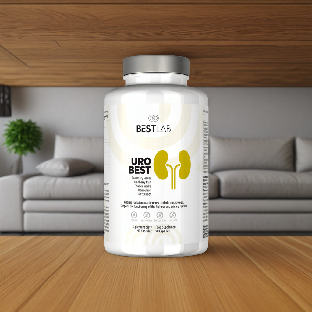 UroBest BestLab - Wspiera nerki i układ moczowy - 90 kapsułek