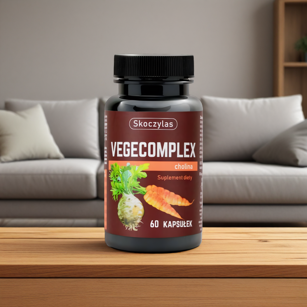 Vegecomplex Cholina Witaminy i minerały Skoczylas - 60 kapsułek