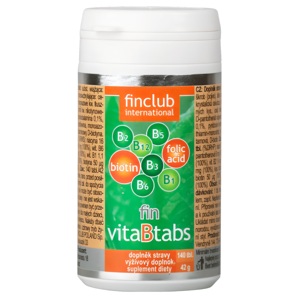 VitaBtabs Finclub - Źródło kwasu foliowego i witamin z grupy B - 140 tabletek