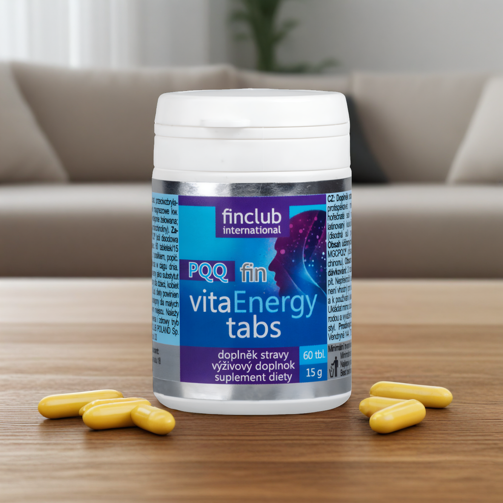 VitaEnergytabs Finclub - Wspiera funkcje mitochondrialne w organizmie - 60 tabletek